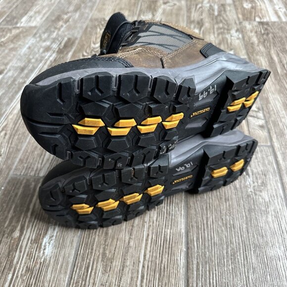 Carolina Boots Men's 11.5D  8" Waterproof Work Brown Leather Fabric Lace CA5053 - Picture 8 of 10